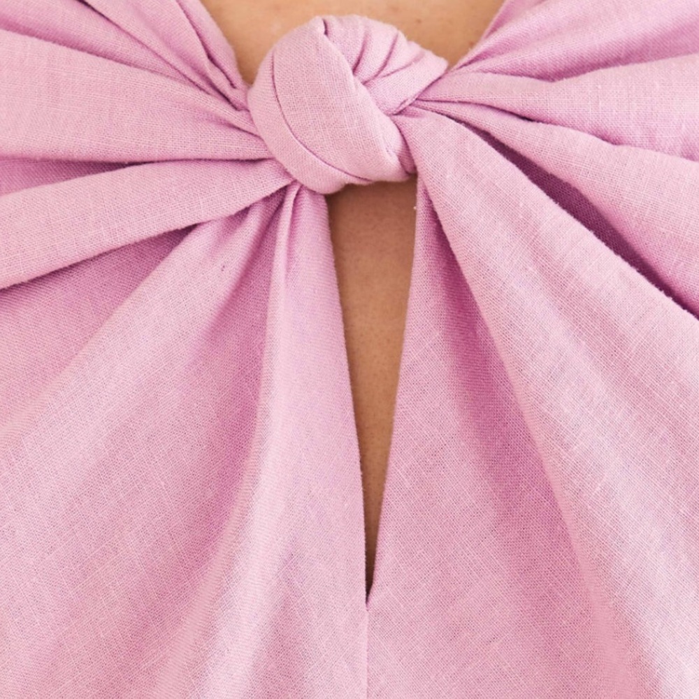 Farm Rio | Lilac Mini Dress - Picture 5 of 11